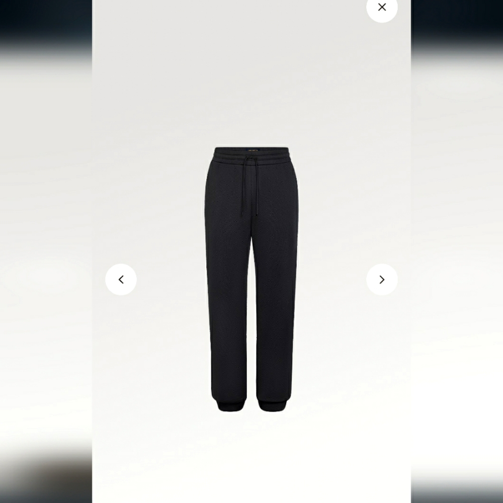 NWOT Louis Vuitton Monogram Black Sweatpants